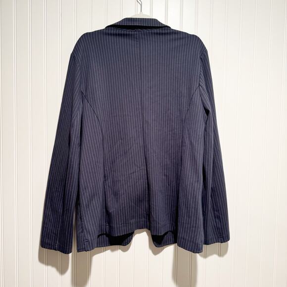 Betabrand Blue Pinstripe Ponte Knit Blazer Size XXL - Picture 5 of 5